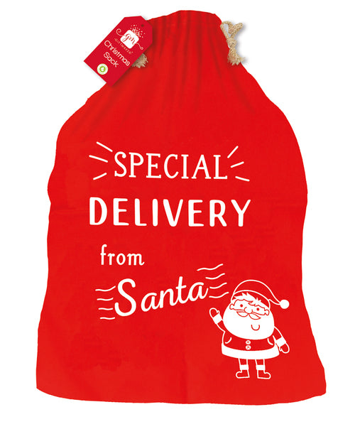 48x60cm NON WOVEN SPECIAL DELIEVRY SANTA SACK