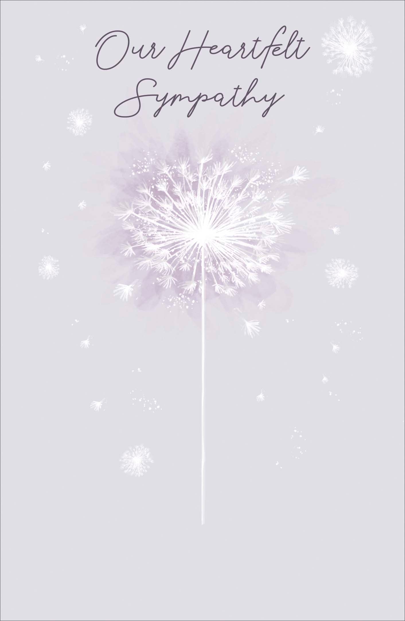 Standard Greeting Card Sympathy Range: Gibson Core Line