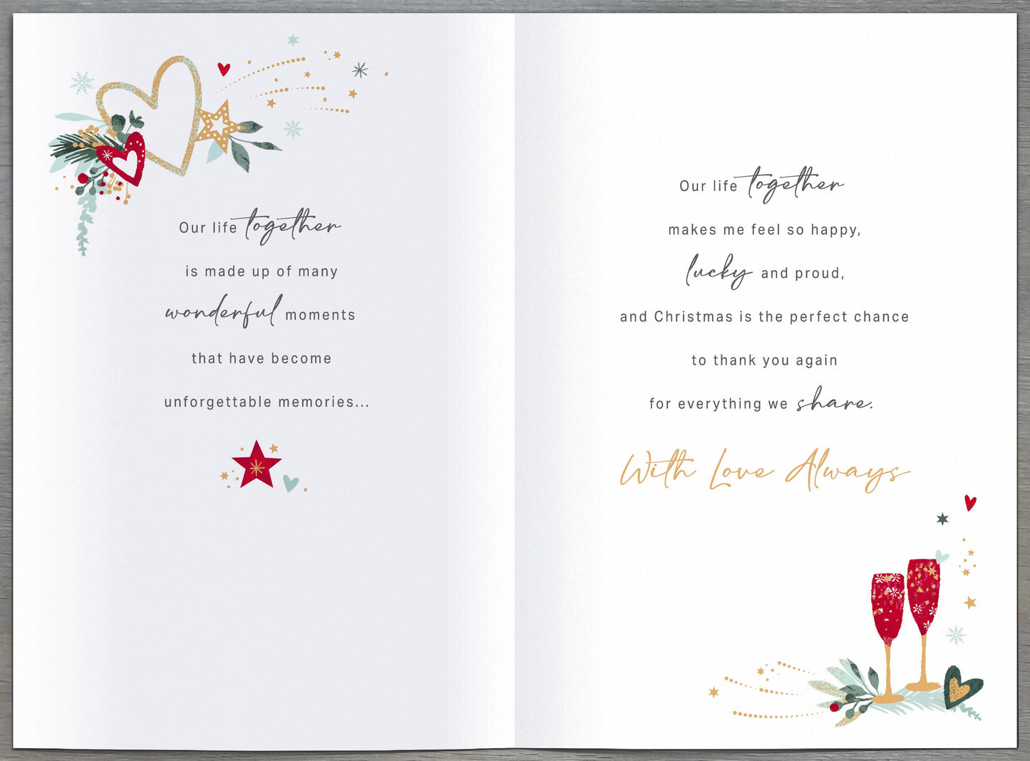 Hand Finished Greeting Cards One I Love Daydreams