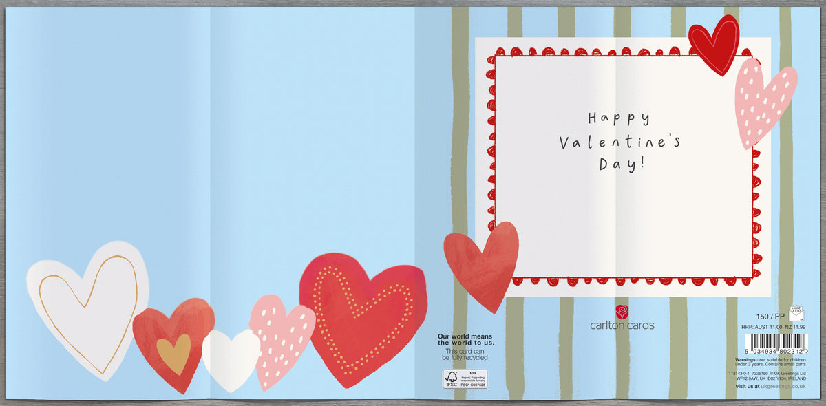 Hand Finished Greeting Cards Husband Carlton Core Line