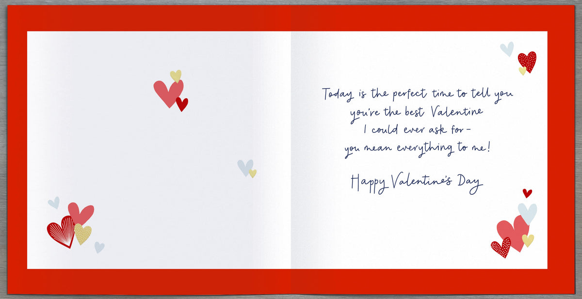 Hand Finished Greeting Cards One I Love Carlton Core Line