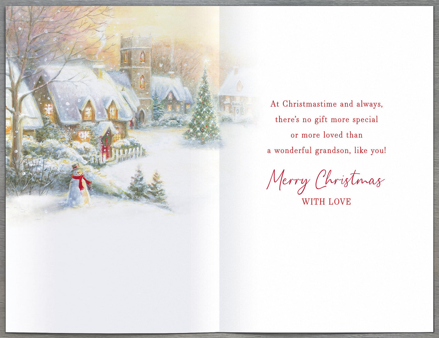 Standard Greeting Cards Grandson Simply Traditional