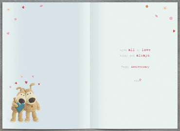 Standard Greeting Cards Anniversary On Our Cute Boofle