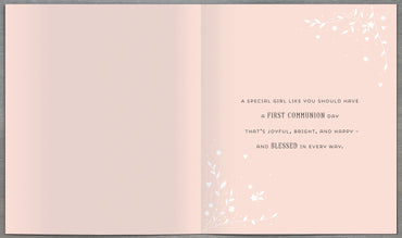Standard Greeting Cards Communion Girl Carlton Core Line