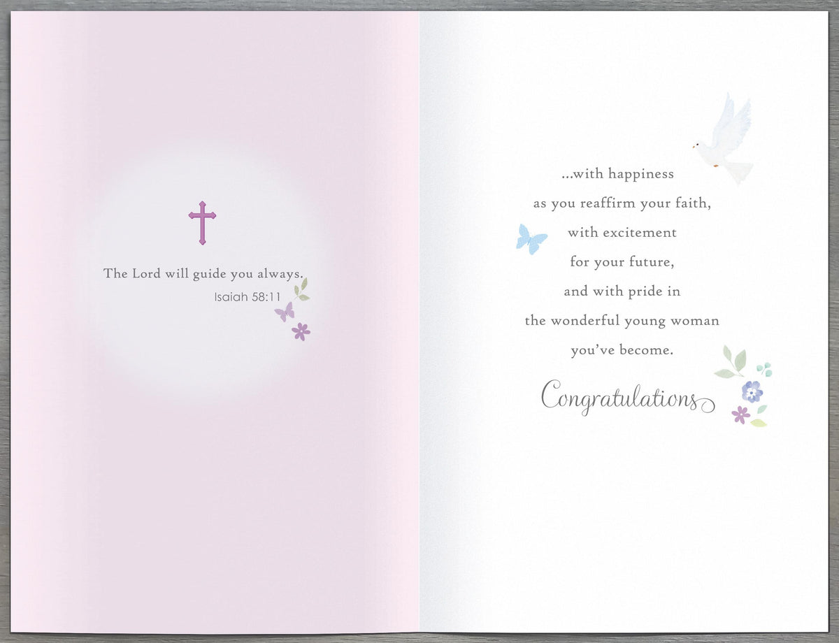 Standard Greeting Cards Confirmation Girl Gibson Core Line