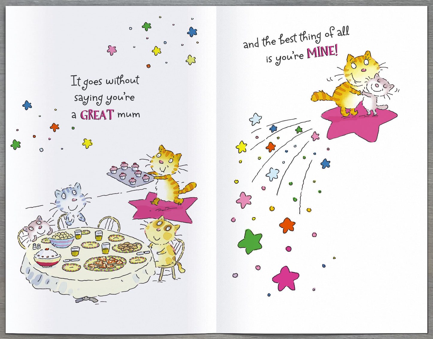 Hand Finished Greeting Cards Mum Hum Hanson Core Line