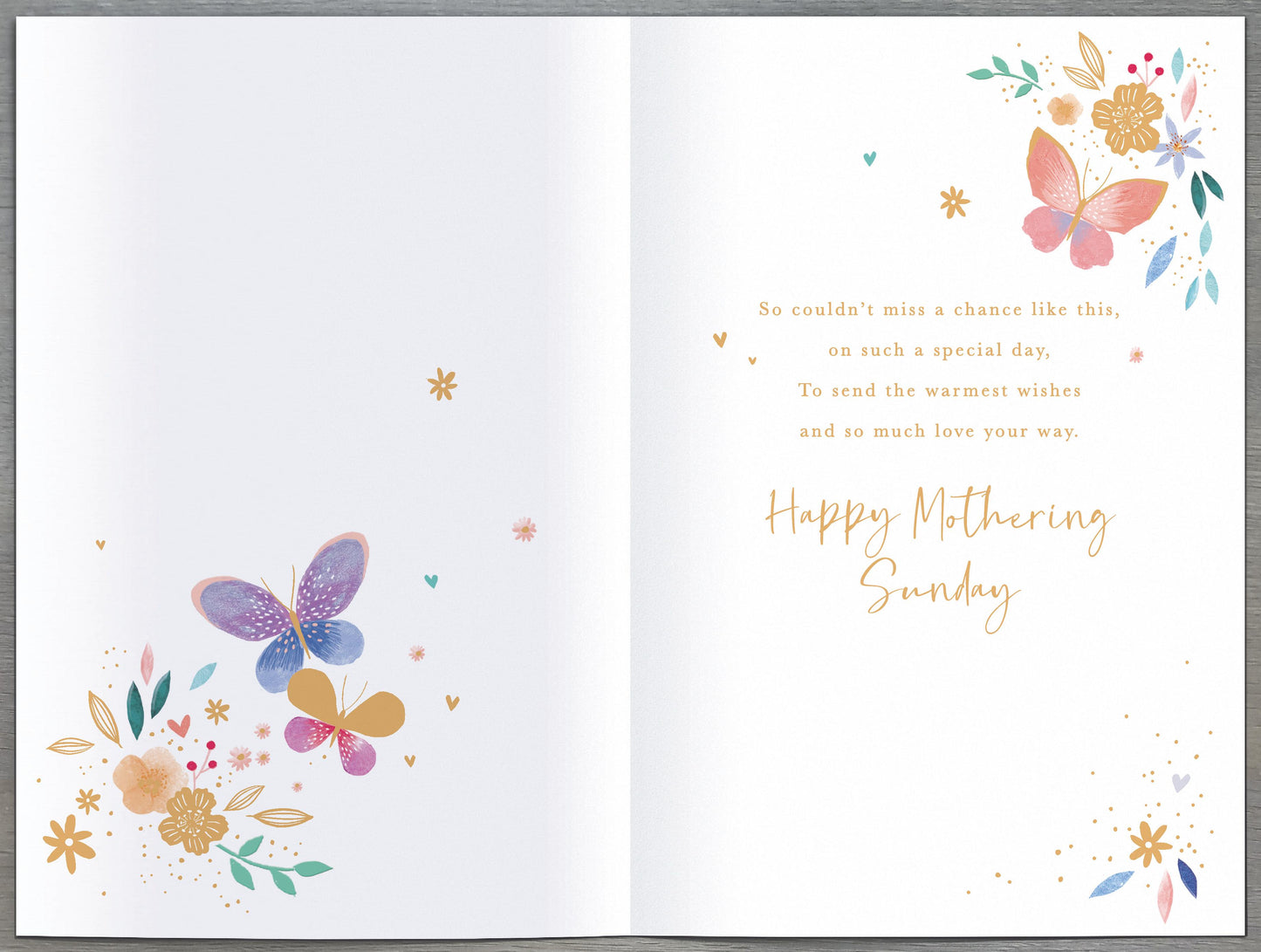 Hand Finished Greeting Cards General Wish Mothering Sunday Gibson Core Line