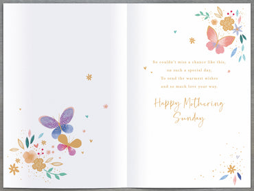 Hand Finished Greeting Cards General Wish Mothering Sunday Gibson Core Line