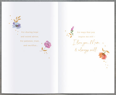 Hand Finished Greeting Cards Mum Gibson Core Line