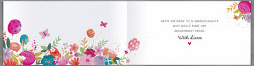 Standard Greeting Cards Birthday Granddaughter Fleur