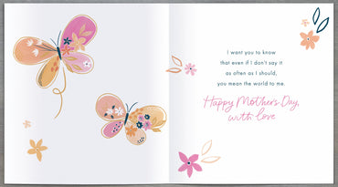 Standard Greeting Cards Mum From Son Carlton Core Line