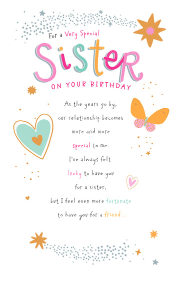 Standard Greeting Cards Birthday Sister Gibson Core Line