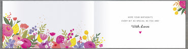Standard Greeting Cards Birthday Grandma Fleur