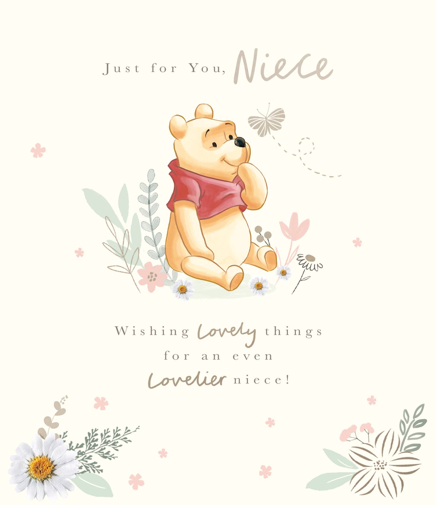Standard Greeting Cards Birthday Niece Juvenile Disney WTP The Smallest Things