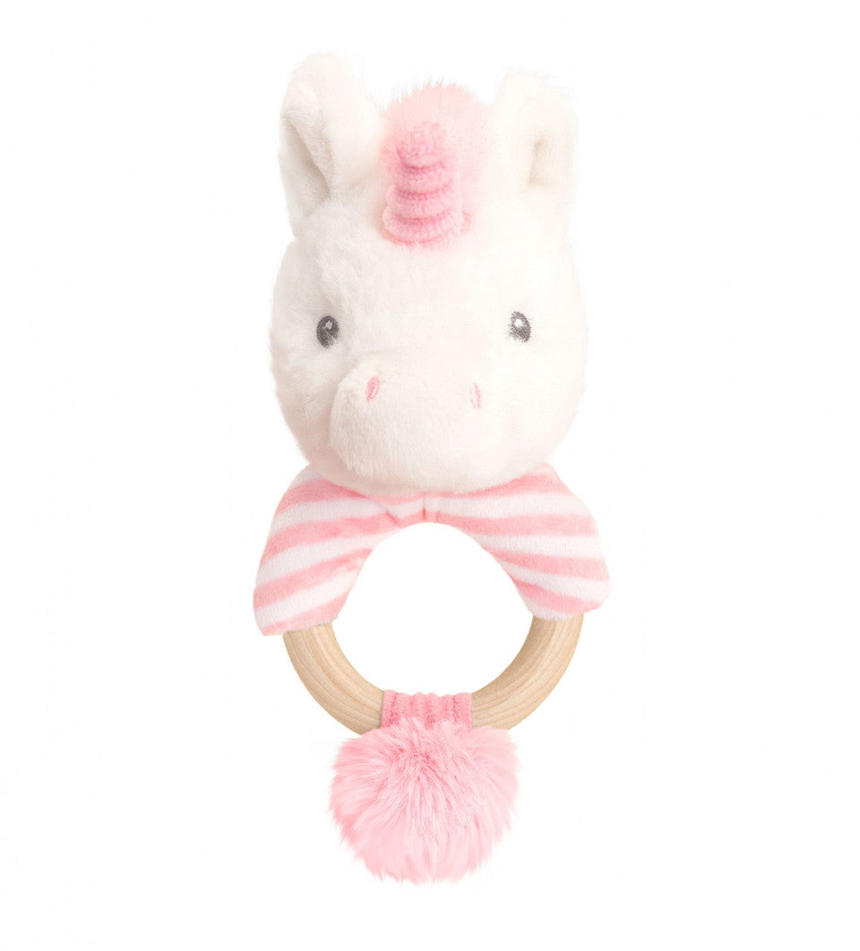 KEELECO 14cm BABY TWINKLE UNICORN RING RATTLE