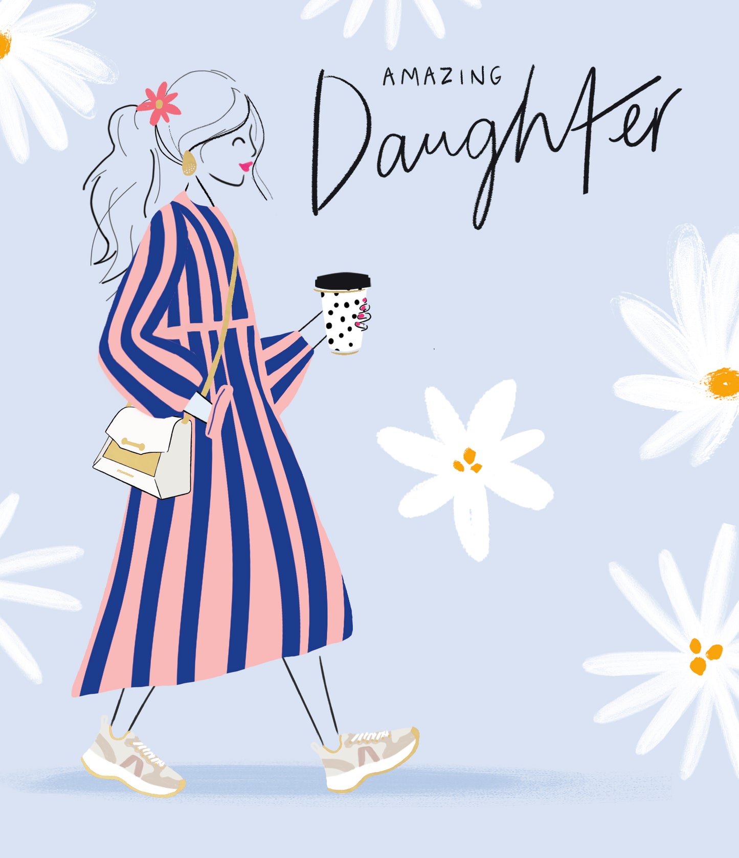 Standard Greeting Cards Birthday Daughter Mimosa Fizz