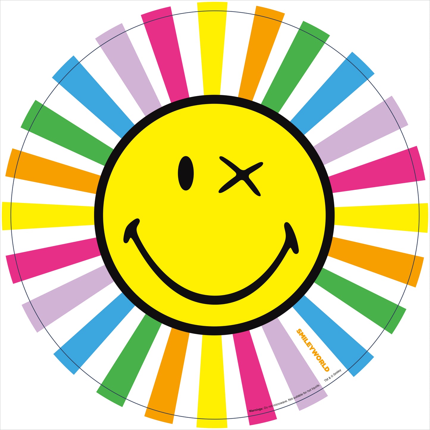Paper Plates Greeting Cards Open Blank Smiley World