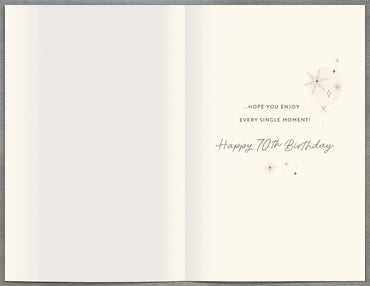 Standard Greeting Cards Birthday 70th Gibson Core Line