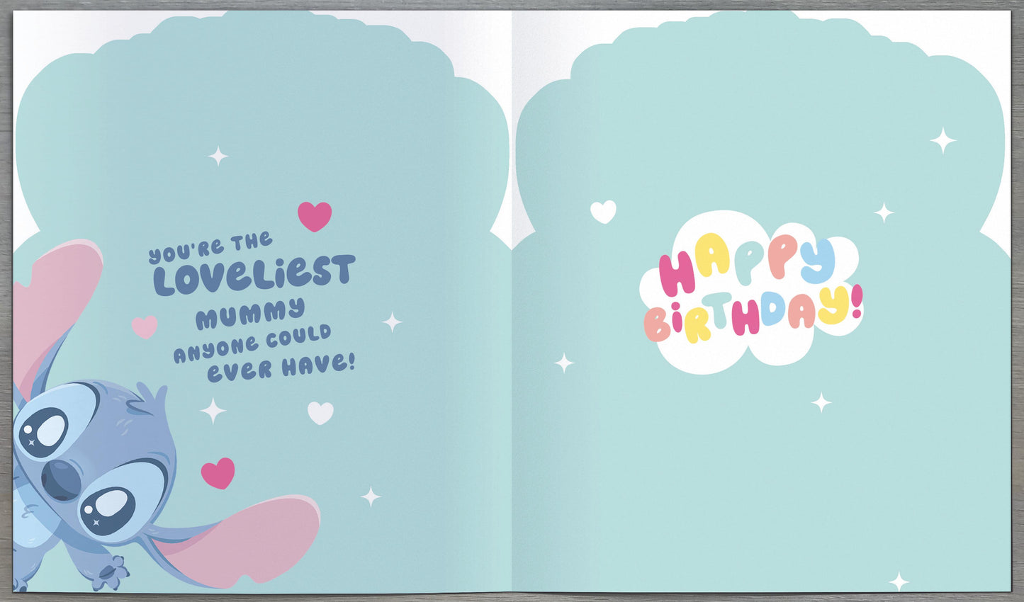 Standard Greeting Cards Birthday Mummy Cute Disney Lilo and Stitch