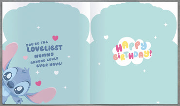 Standard Greeting Cards Birthday Mummy Cute Disney Lilo and Stitch