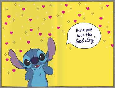 Hand Crafted Greeting Cards Birthday Daughter 0-6 Juvenile Disney Lilo and Stitch