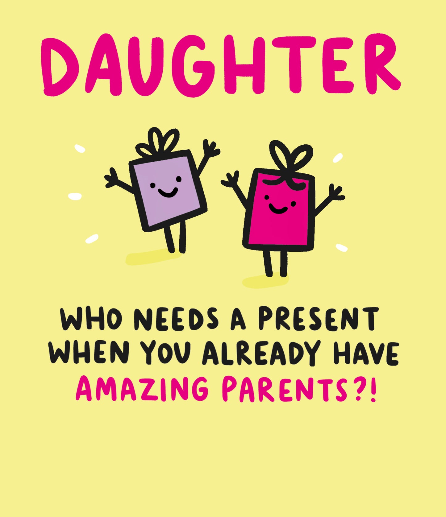 Standard Greeting Cards Birthday Daughter Hum Hanson Core Line