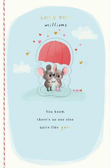 Standard Greeting Cards Birthday One I Love Cute Carlton Core Line