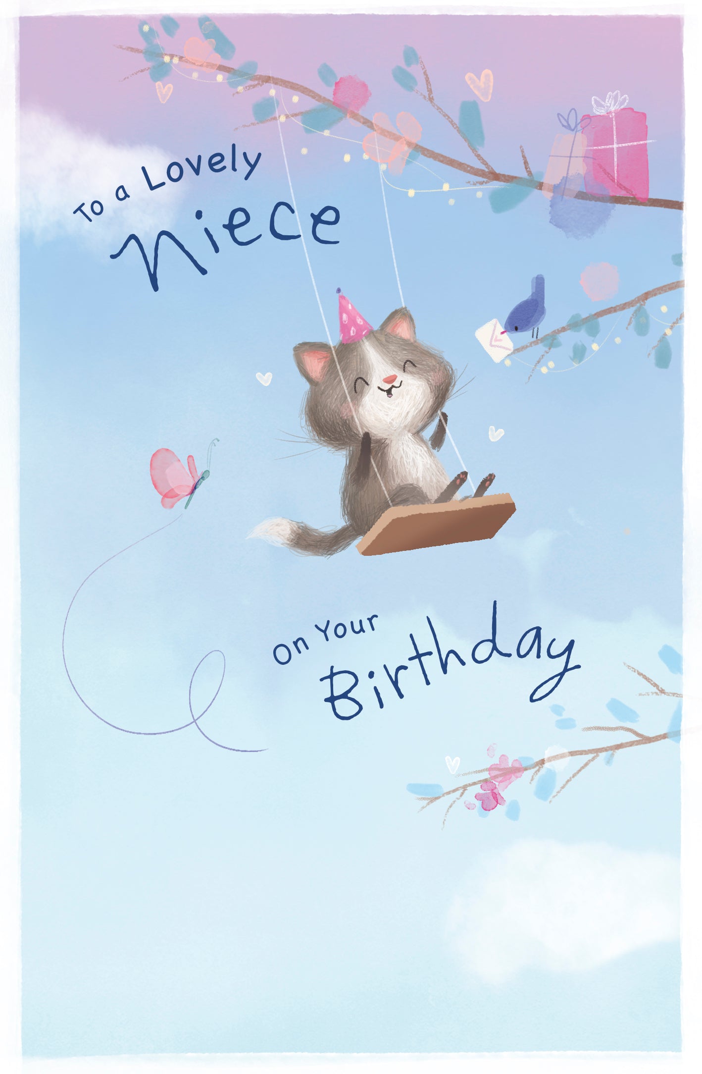 Standard Greeting Cards Birthday Niece Cute Gibson Core Line