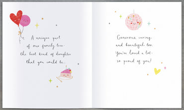 Standard Greeting Cards Birthday Daughter Amuslings