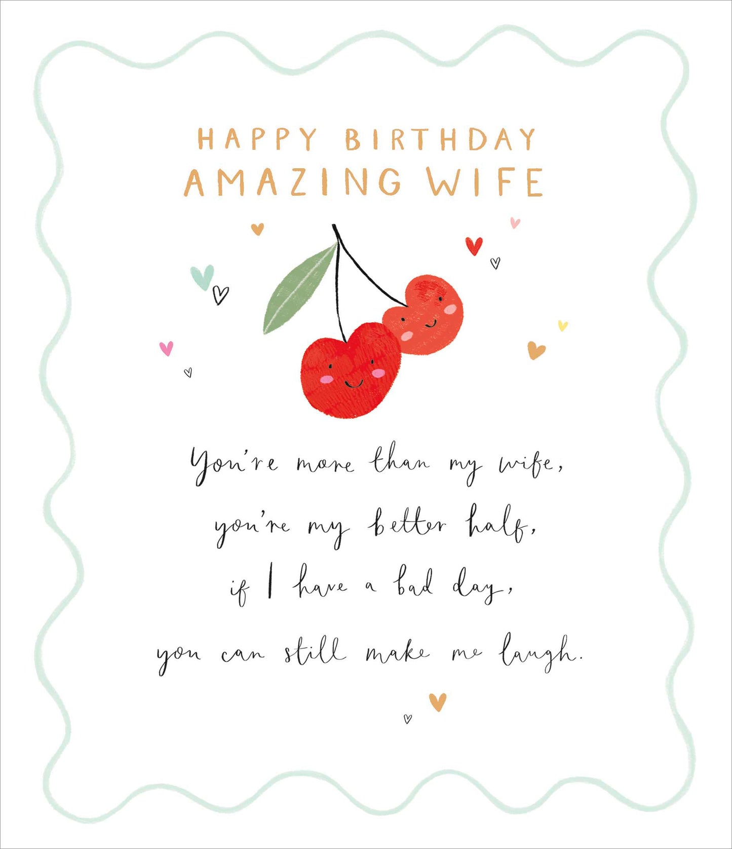 Standard Greeting Cards Birthday Wife Amuslings