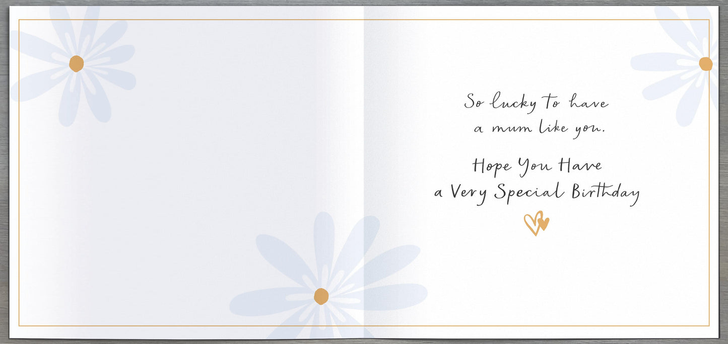 Standard Greeting Cards Birthday Mum From Daughter Carlton Core Line