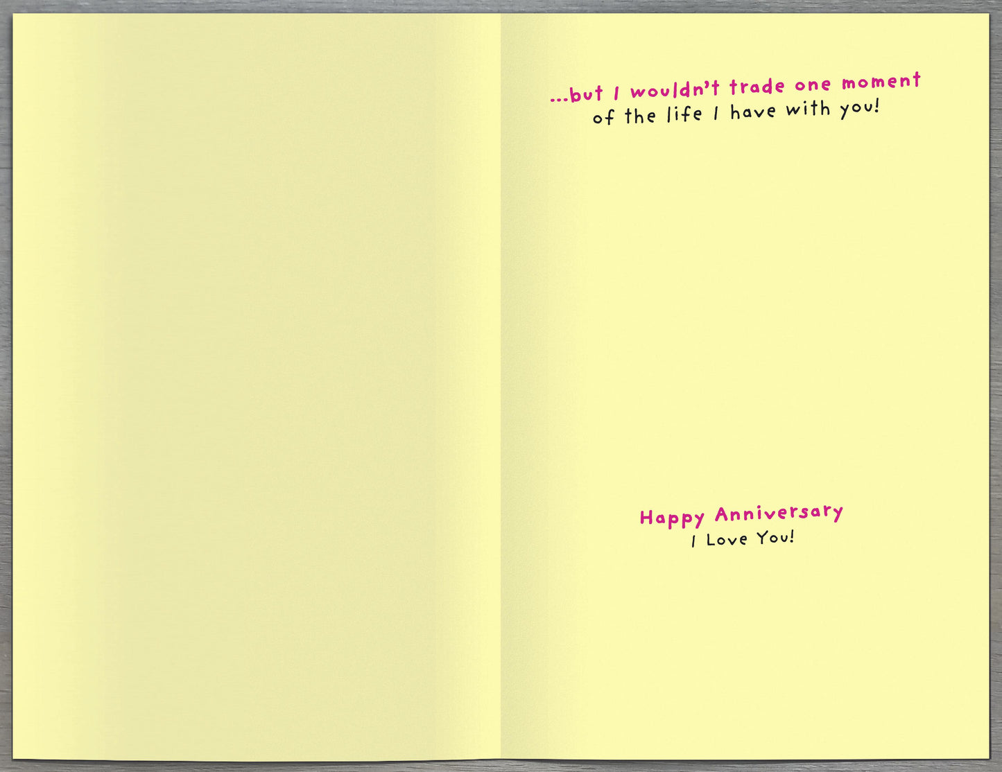 Standard Greeting Cards Anniversary On Our Hum Hanson Core Line