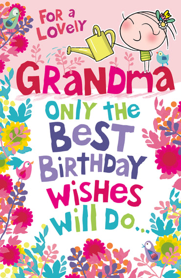 Standard Greeting Cards Birthday Grandma 0-6 Juvenile Wigwam