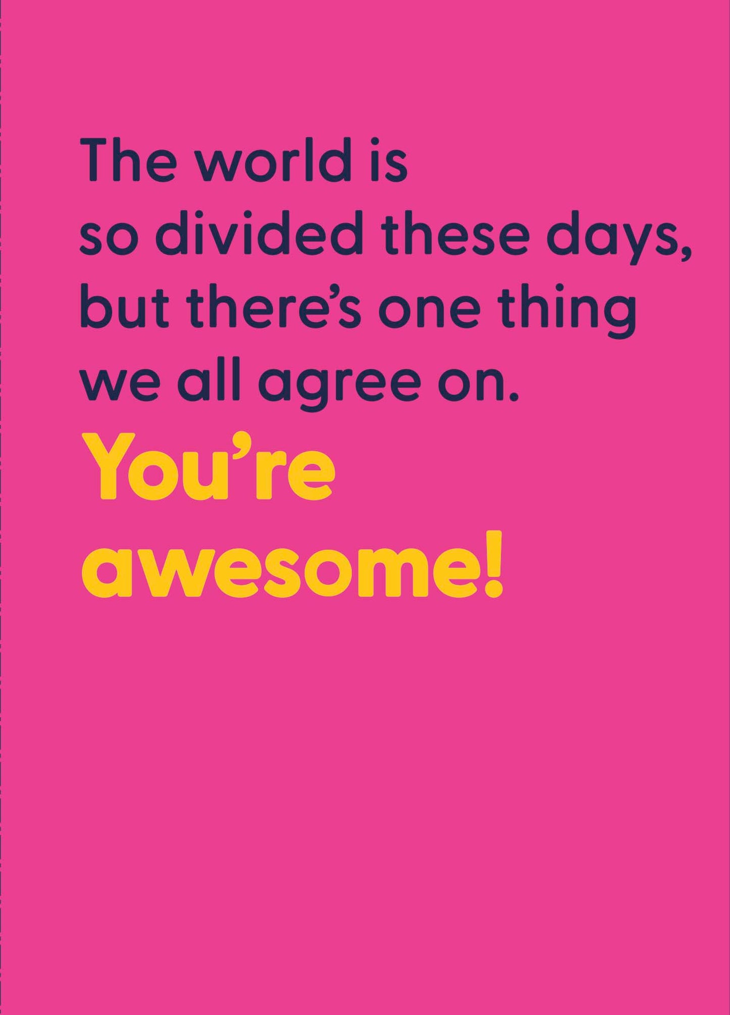 Standard Greeting Cards Birthday Hum Believe the Type