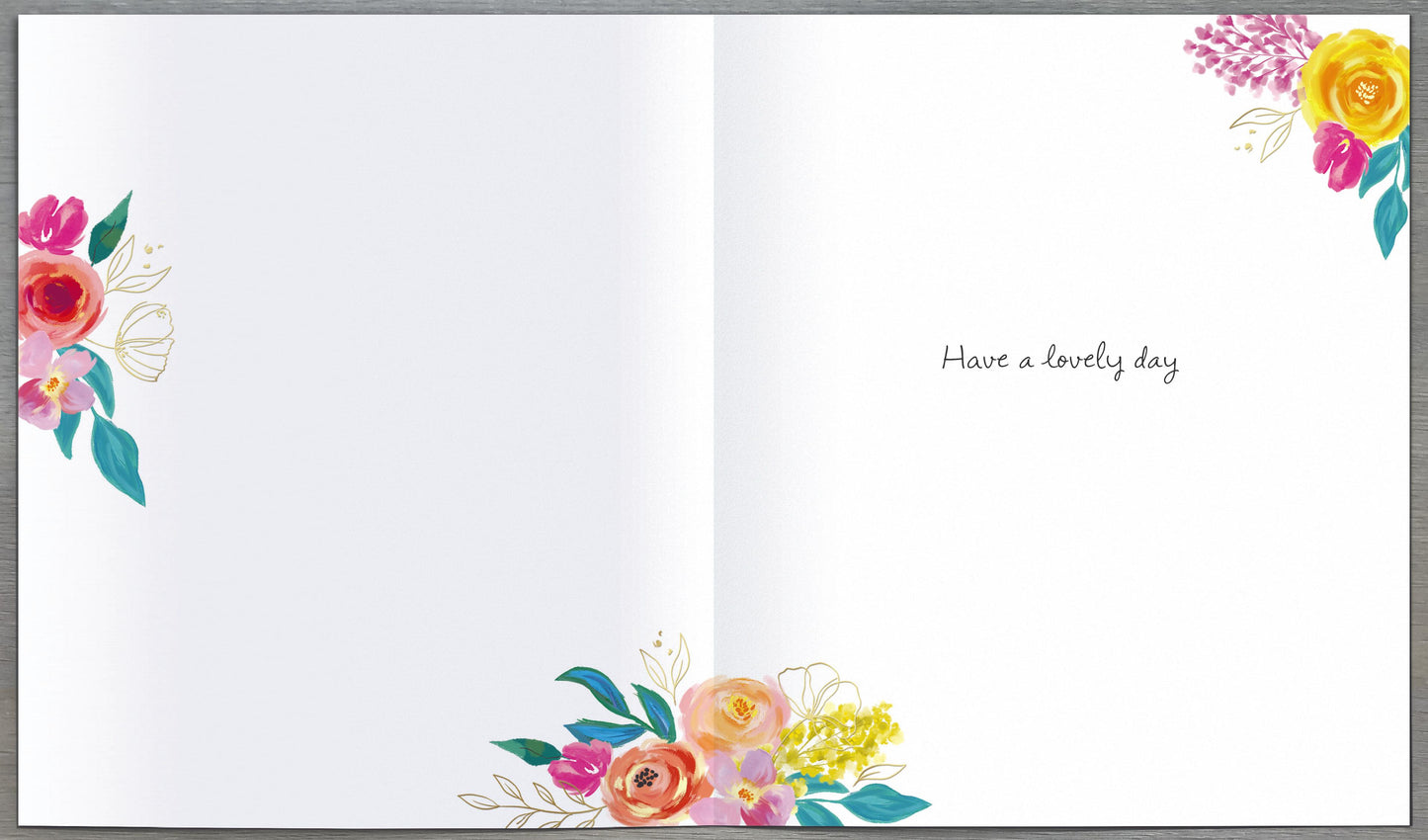 Standard Greeting Cards Birthday Velvet Bloom