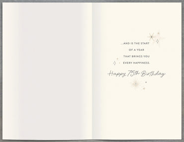 Standard Greeting Cards Birthday 75th Gibson Core Line