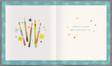 Standard Greeting Cards Birthday 21st Zig Zag