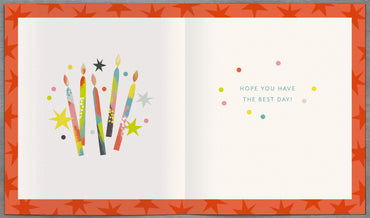 Standard Greeting Cards Birthday 70th Zig Zag