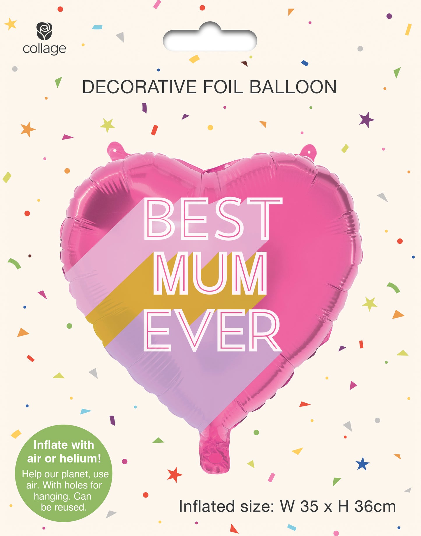 Balloon Foil Greeting Cards General Wish Social Stationery