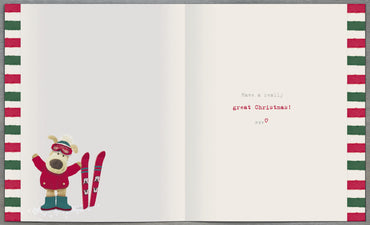 Standard Greeting Cards Nephew Cute Boofle