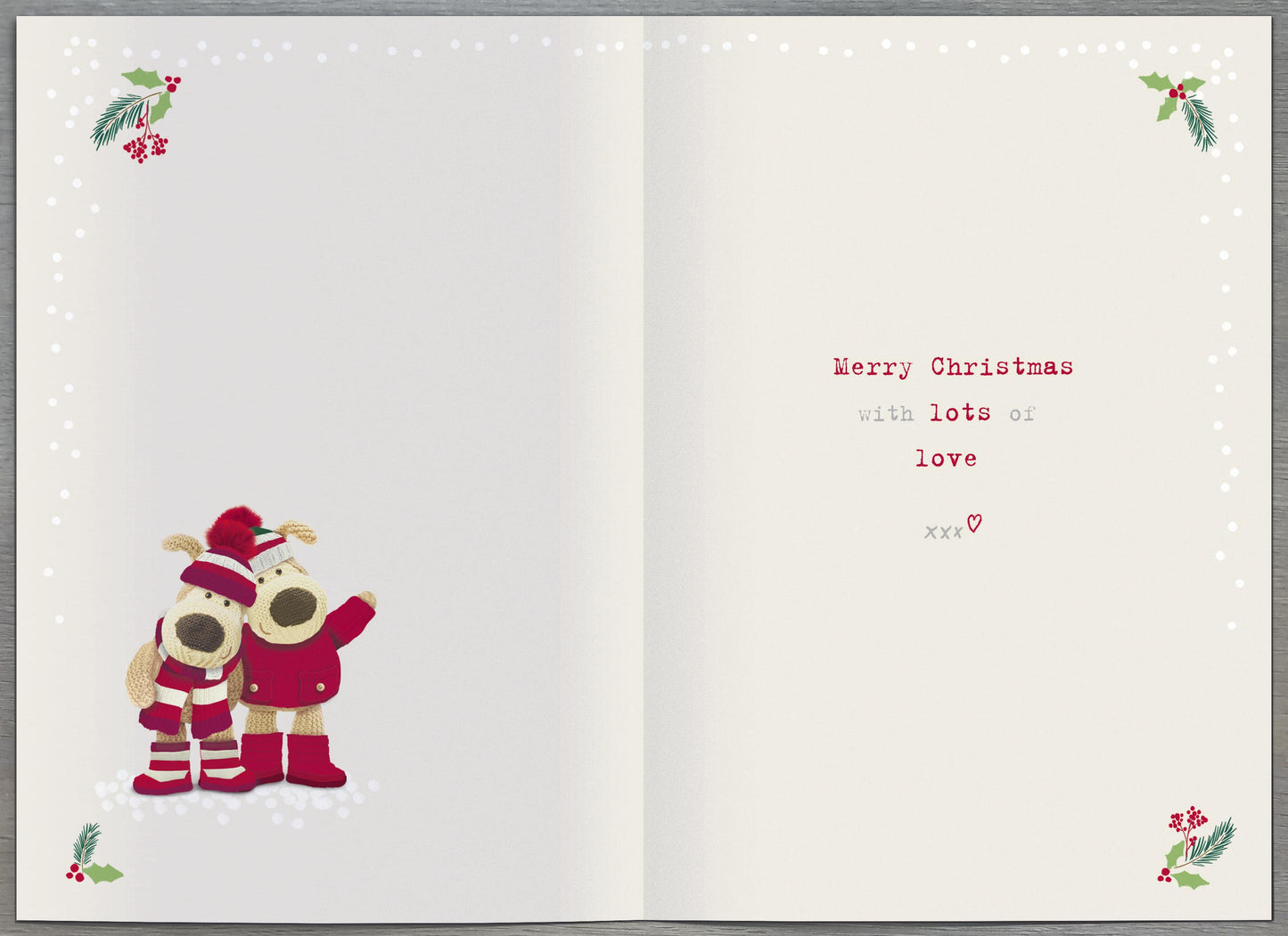 Standard Greeting Cards Cute Boofle