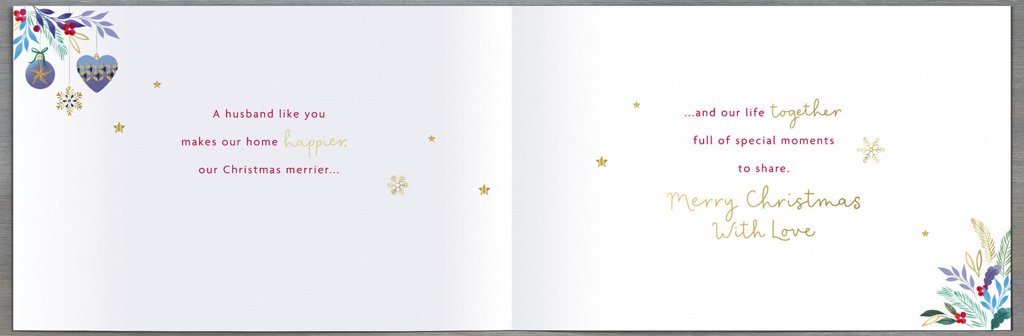 Hand Finished Greeting Cards Husband Gibson Core Line