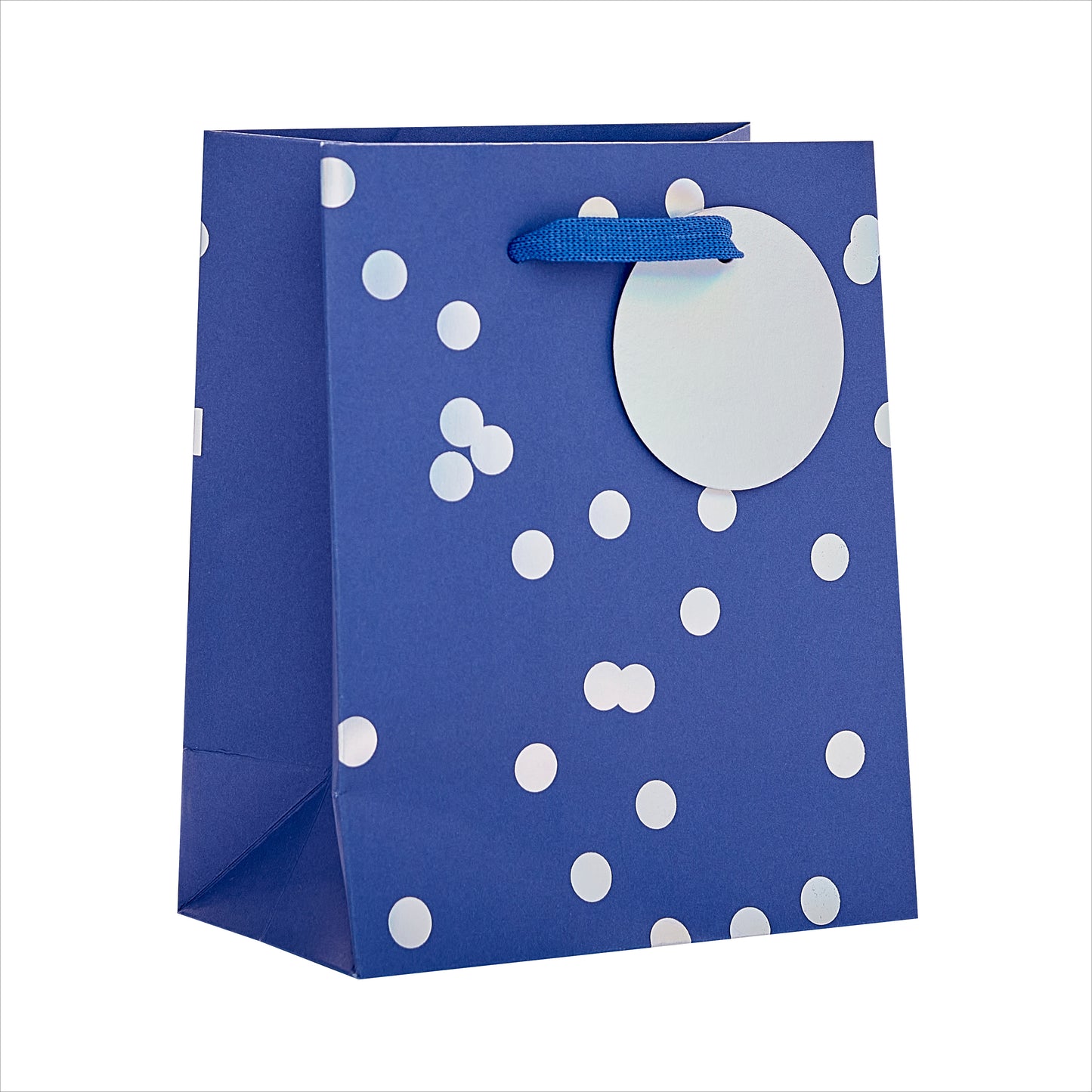 Gift Bag Small Greeting Cards Open Blue Holo