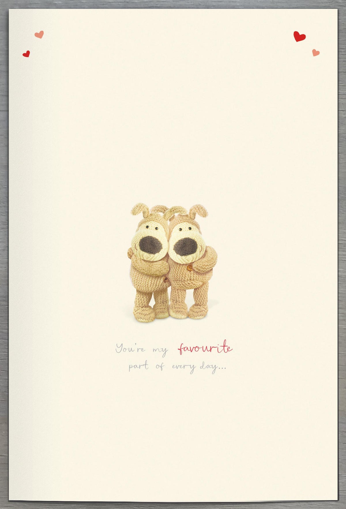 Standard Greeting Cards Fiancee Cute Boofle