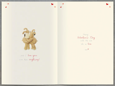 Standard Greeting Cards Fiancee Cute Boofle