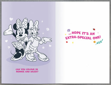 Standard Greeting Cards Birthday 4 Year Girl Juvenile Disney Minnie Mouse