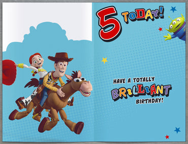 Standard Greeting Cards Birthday 5 Year Boy Juvenile Disney Toy Story