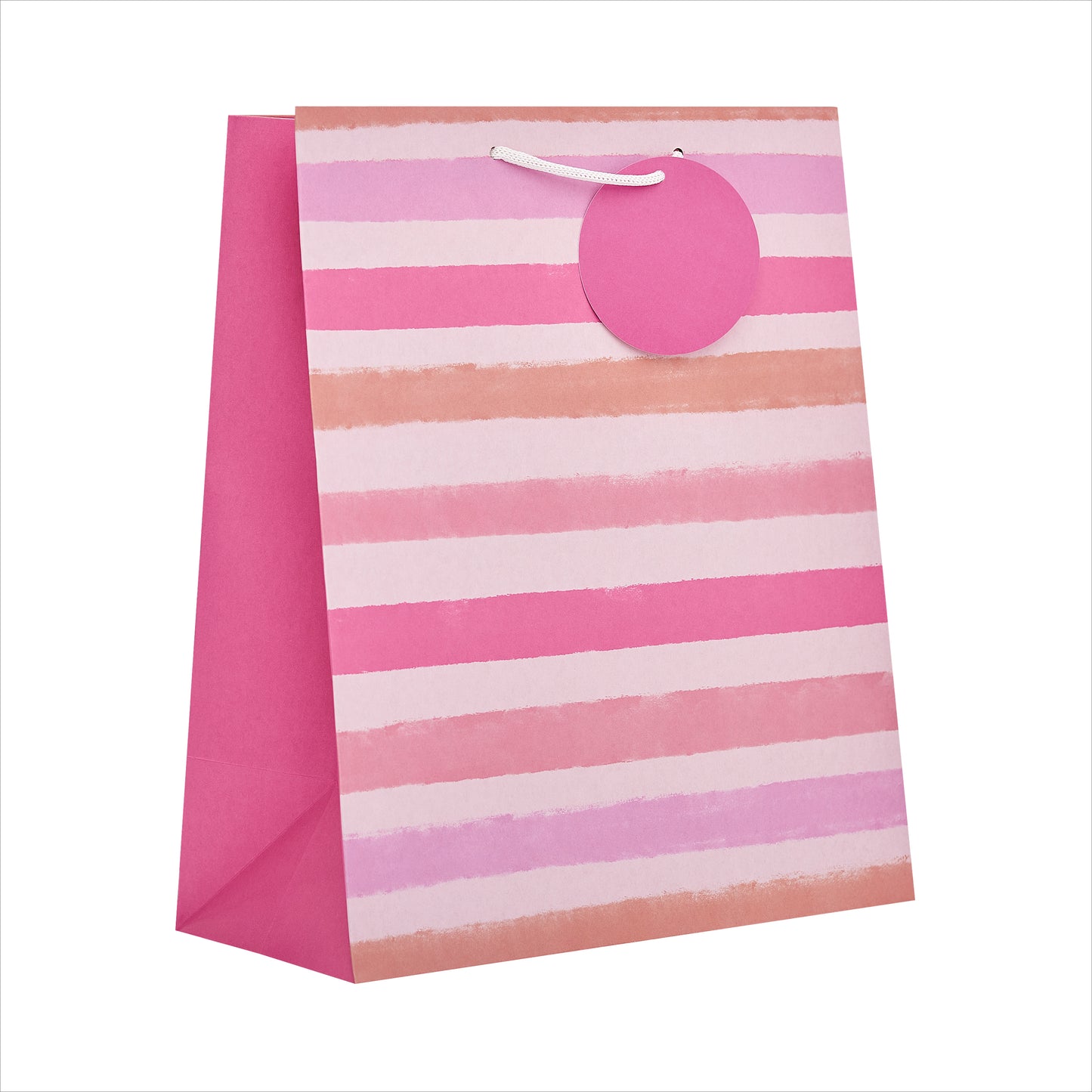 Gift Bag Large Greeting Cards Open Fem Essentials Pink Stripe