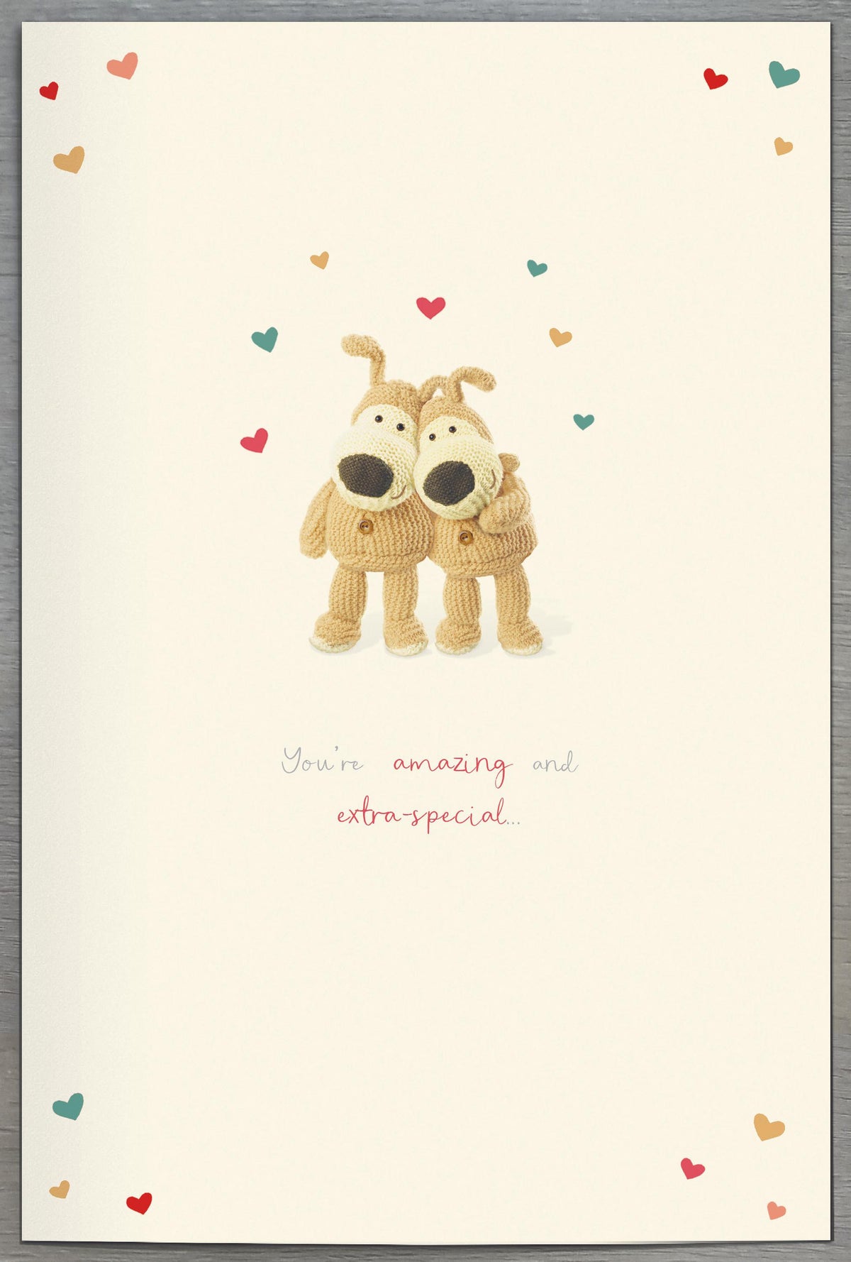 Standard Greeting Cards One I Love Cute Boofle