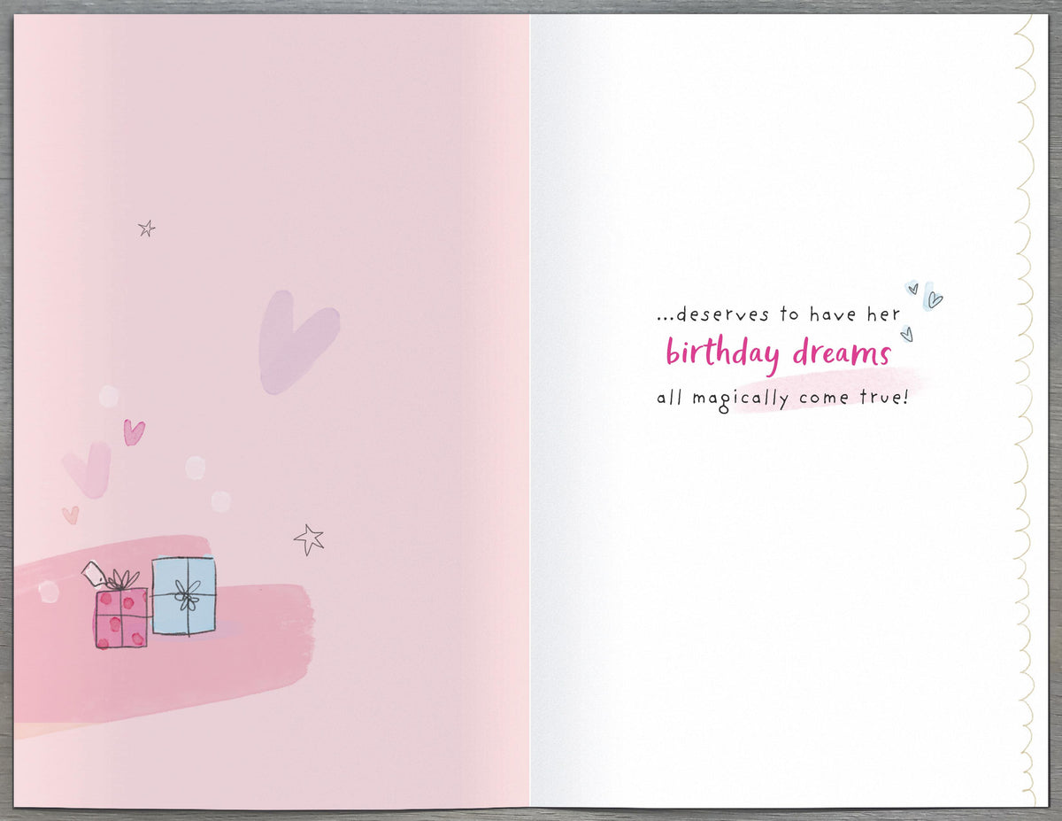 Standard Greeting Cards Birthday 4 Year Girl Juvenile Alana Rose